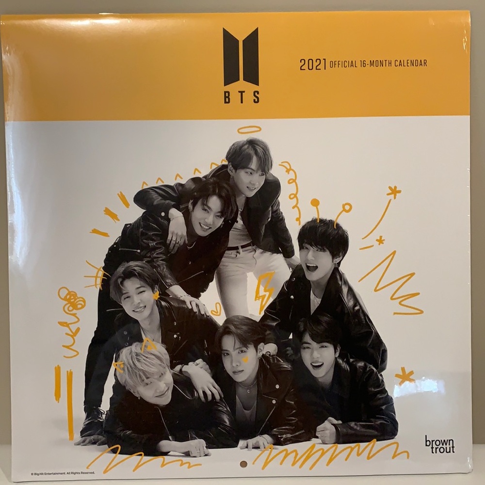 Free add on -NWT BTS 2021 Sealed Calendar